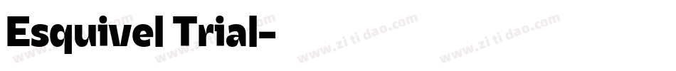 Esquivel Trial字体转换